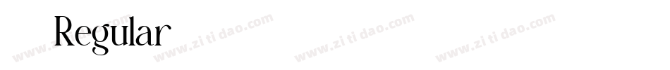 字魂 Regular字体转换